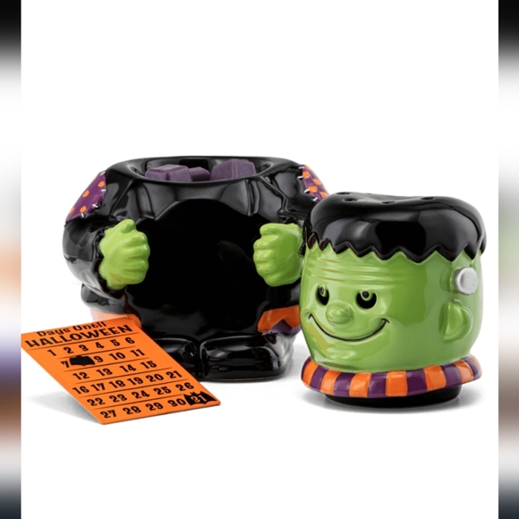 NIB "COUNTDOWN TO HALLOWEEN" Warmer Frankenstein Discontinued RARE - Picture 2 of 9